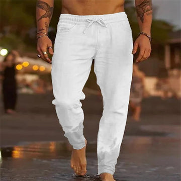 Men's Vacation Cotton Linen Beach Pants