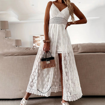 Women's Summer Elegant Lace Jumpsuit/dress bottom