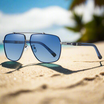 Men's Wide Lens Polarized Sunglasses